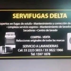 reparación lavadoras Servifugas Delta